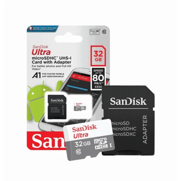 MEMORY MICRO SD SANDISK 32GB