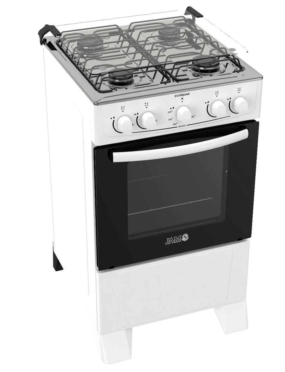 COCINA A GAS JAM ESTANDAR 4H BLANCO