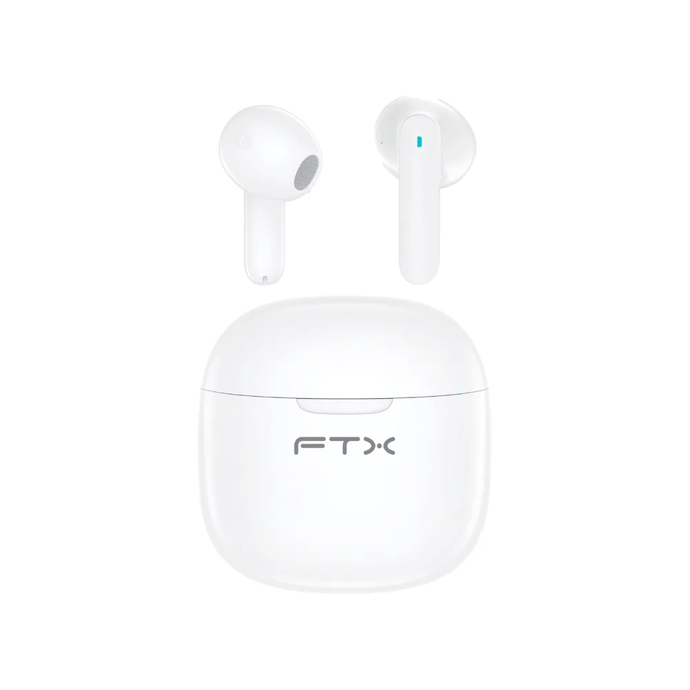 AURICULAR CON MICROFONO FTX E68-WH BT/MIC/ENC/TOUCH/IPX6 BLANCO