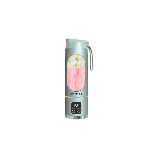 LICUADORA PORTATIL FTX 25W RECARGABLE 3 FUNCIONES VERDE PB-GR