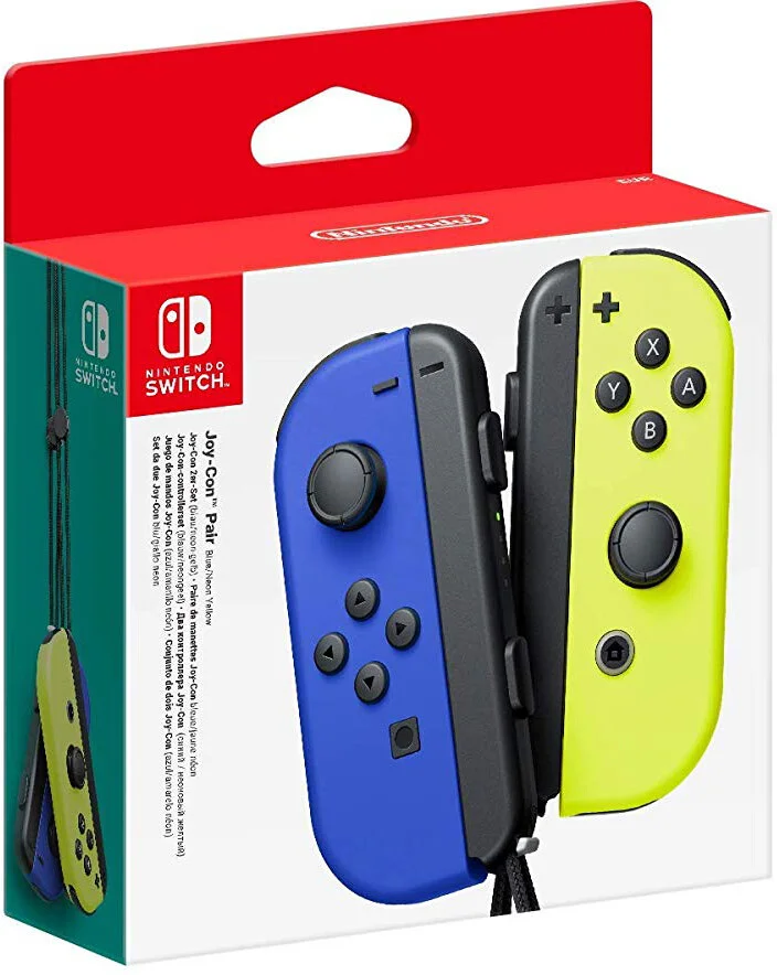CONTROL P/ NINTENDO SWITCH JOY-CON BLUE/YELLOW