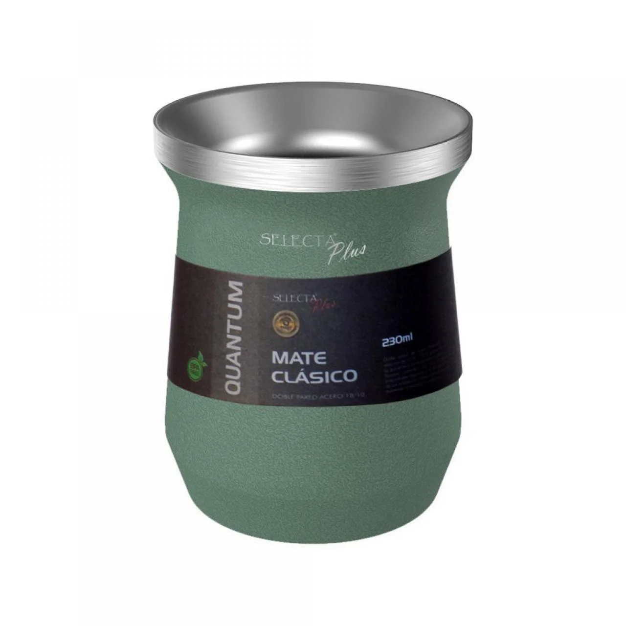 MATE SELECTA 230ML ACERO INOXIDABLE VERDE