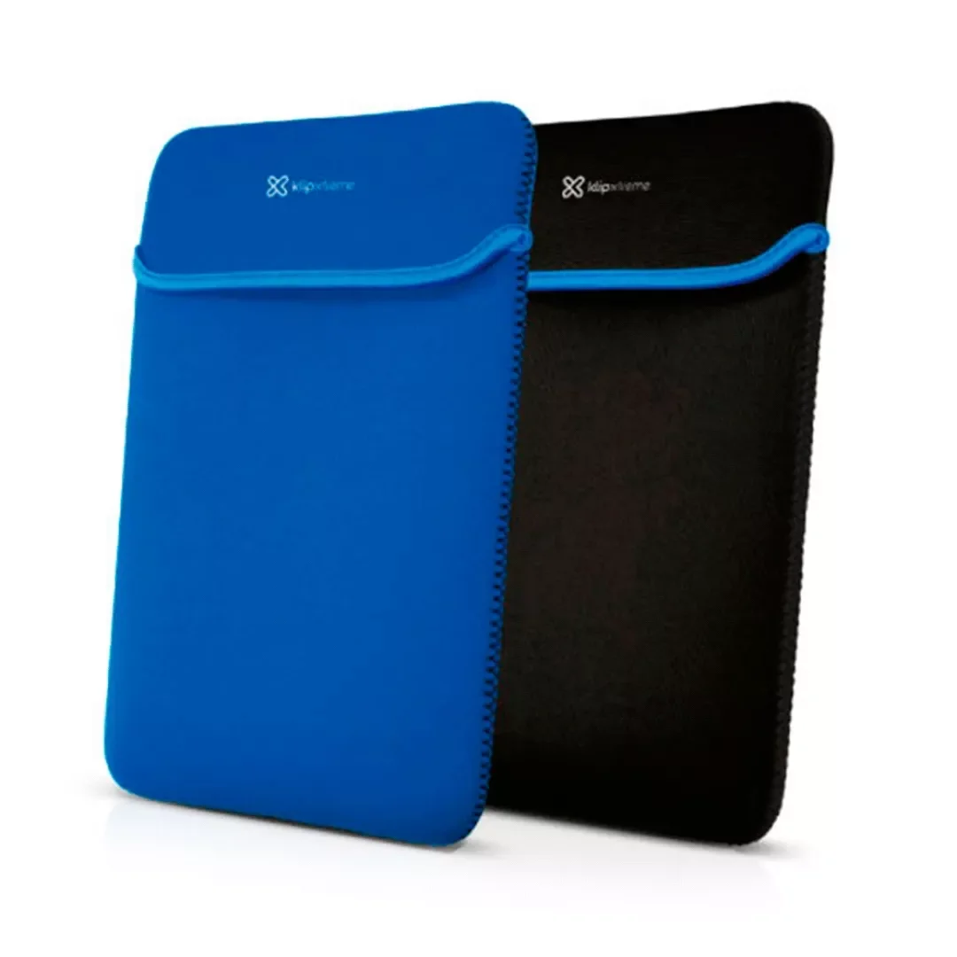 FUNDA P/ NOTEBOOK KLIP XTREME REVERSIBLE AZUL/NEGRO KNS-415BL KOLOURS 15.6�