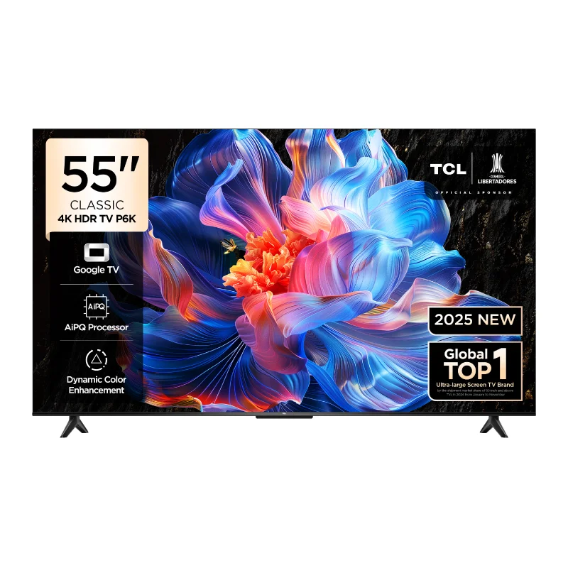 TV TCL 55 SMART UHD 4K 55P6K GOOGLE TV