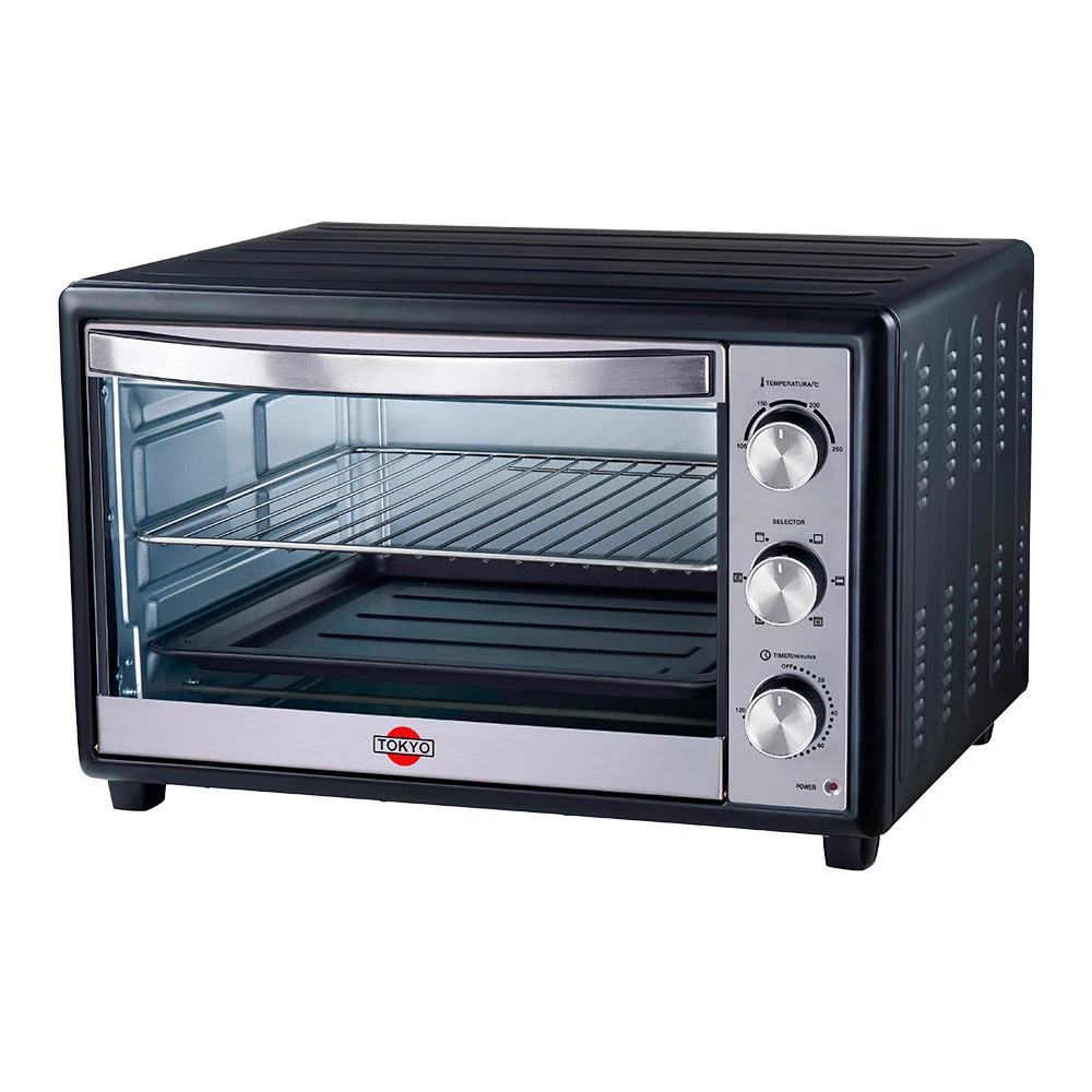 HORNO ELECTRICO TOKYO  LISTO PLUS 46LTS NEGRO