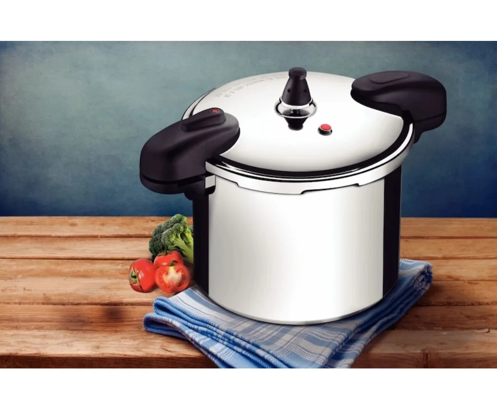 OLLA A PRESION VALENCIA ALUMINIO PULIDA 24CM 10LTS