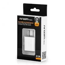 CARGADOR USB ARGOM 2P 2.1AMP