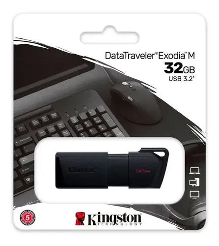 PENDRIVE KINGSTON 32GB EXODIA M DTXM/32GB DATATRAVELER 3.2
