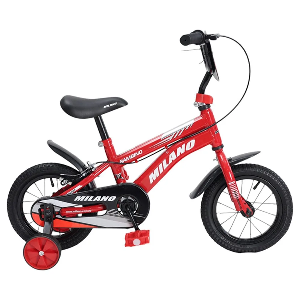 BICICLETA MILANO BAMBINO ARO 12 C/F ROJO