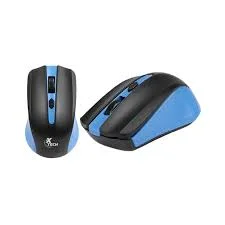 MOUSE X-TECH INALAMBRICO XTM-310BL GALOS AZUL 1600DPI