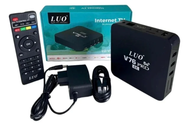 TV BOX 4K 5G LUO LU-V76PRO