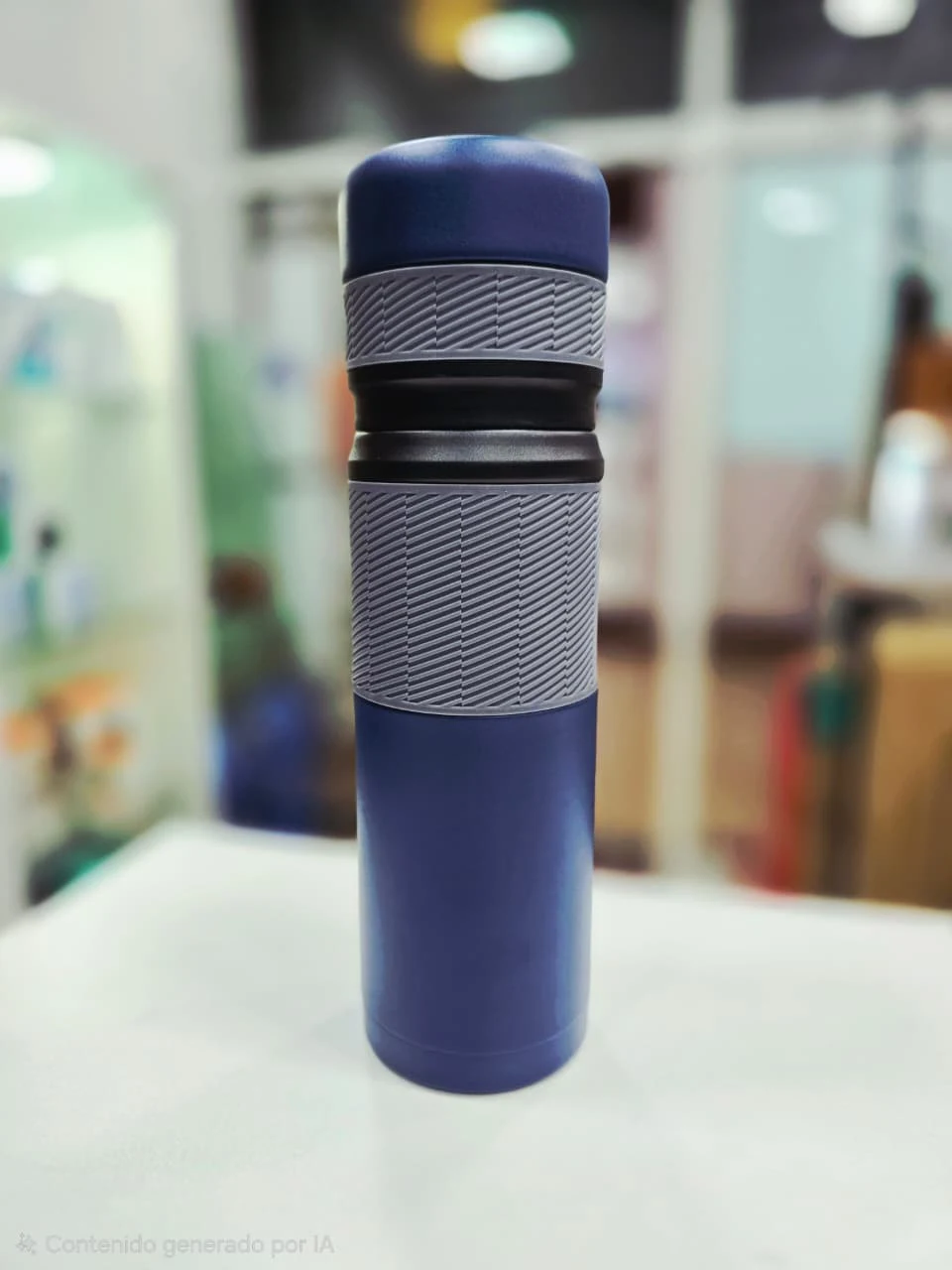 KIT TERMO 800ML + MATERO 150ML H10198 AZUL - Vista 2