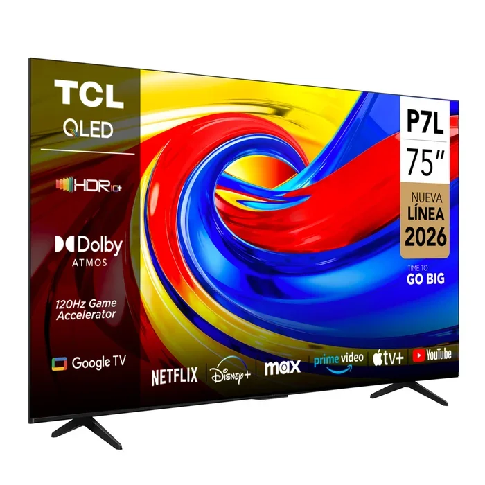 TV TCL 75" SMART QLED 75P7L - Vista 2