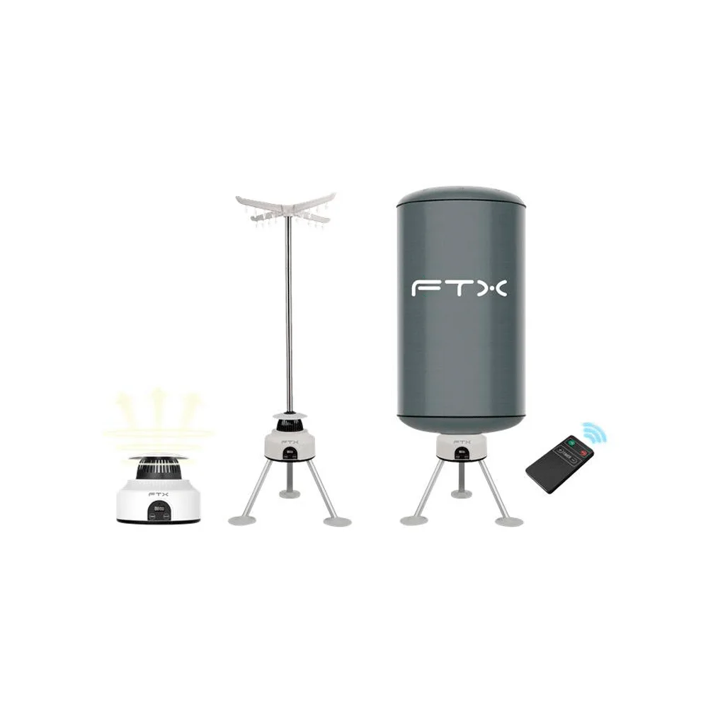 SECARROPAS COLGANTE FTX 15KG 1200W 2EN1 C/ ESTUFA GRIS CD2-12 - Vista 3