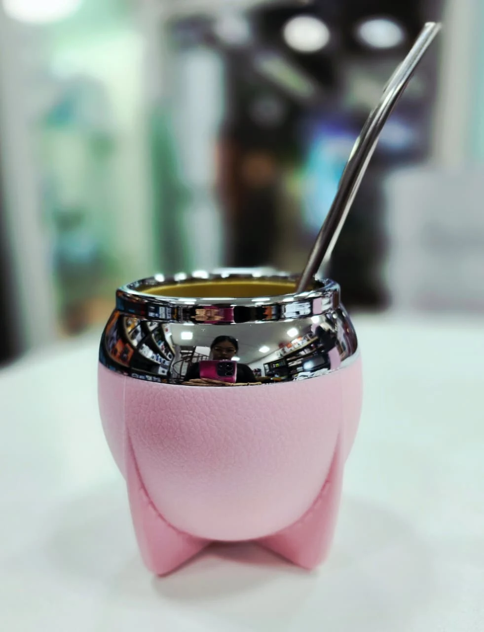 KIT TERMO 800ML + MATERO 150ML H10198 ROSA - Vista 3