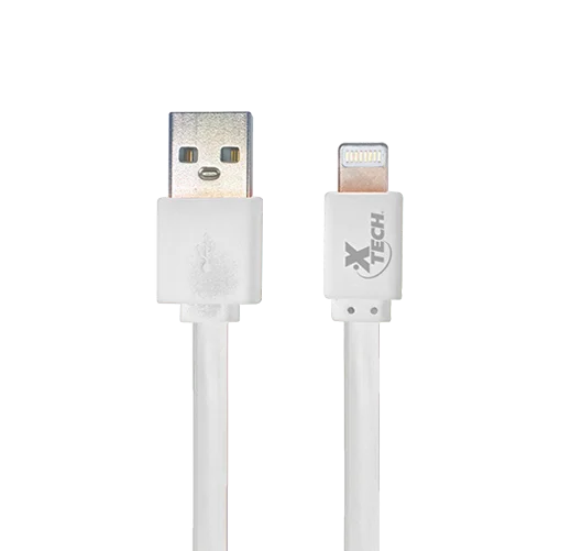 CABLE PARA IPHONE LIGHTING XTECH ON-THE-GO 1M BLANCO