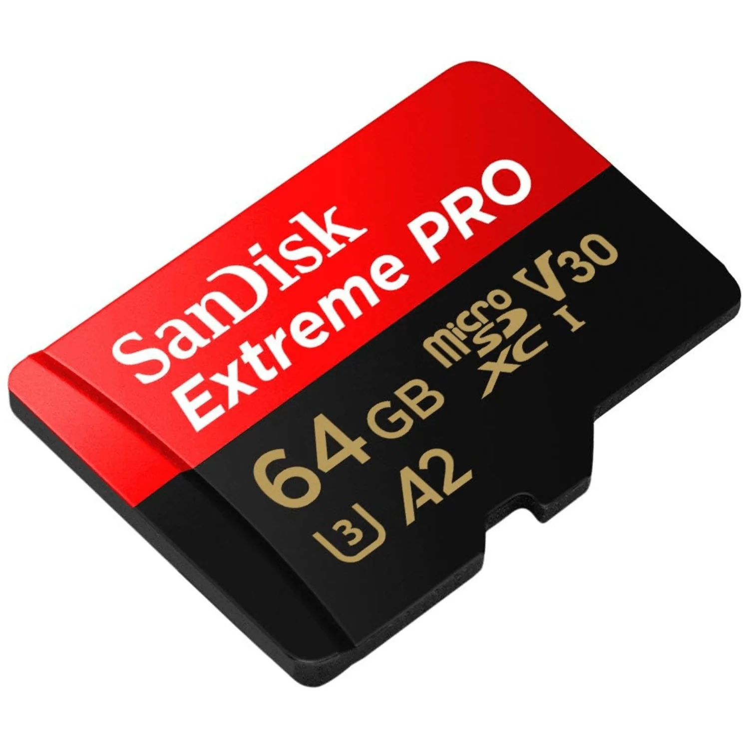 Tarjeta microSDXC SanDisk Ultra de 64 GB con marcas Clase 10 y UHS-I.