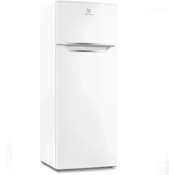 Heladera Electrolux blanca de dos puertas