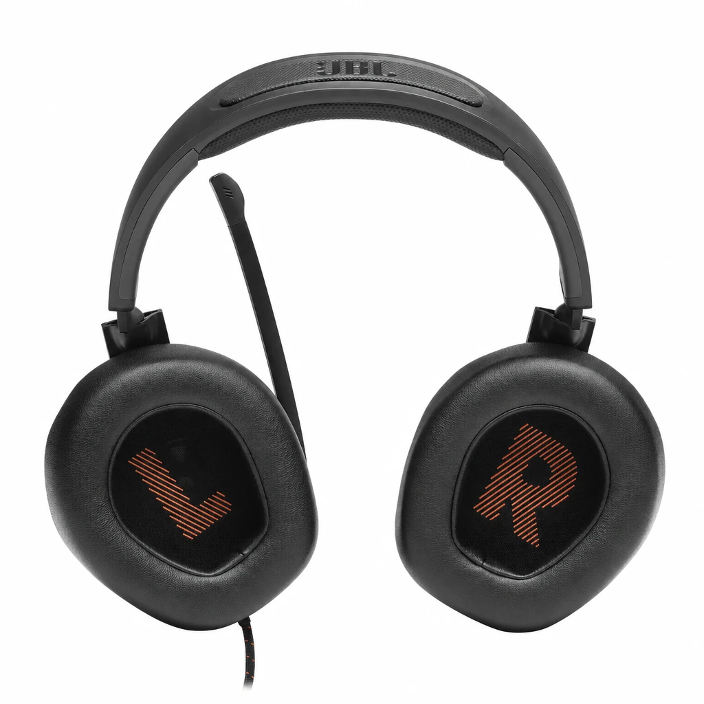Auriculares Gaming JBL Quantum 300 Over-Ear con micrófono rebatible color negro - Vista 3