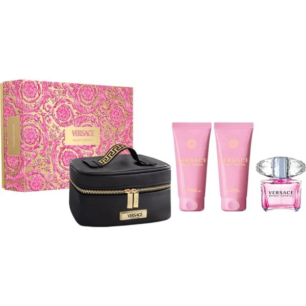 Set Versace Bright Crystal con neceser y accesorios