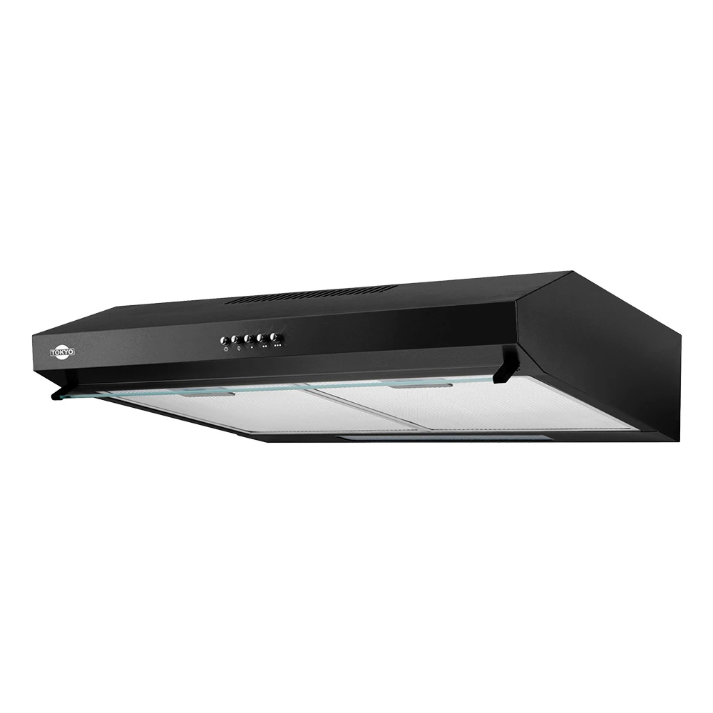 Purificador extractor Tokyo Slim60 negro con luz LED