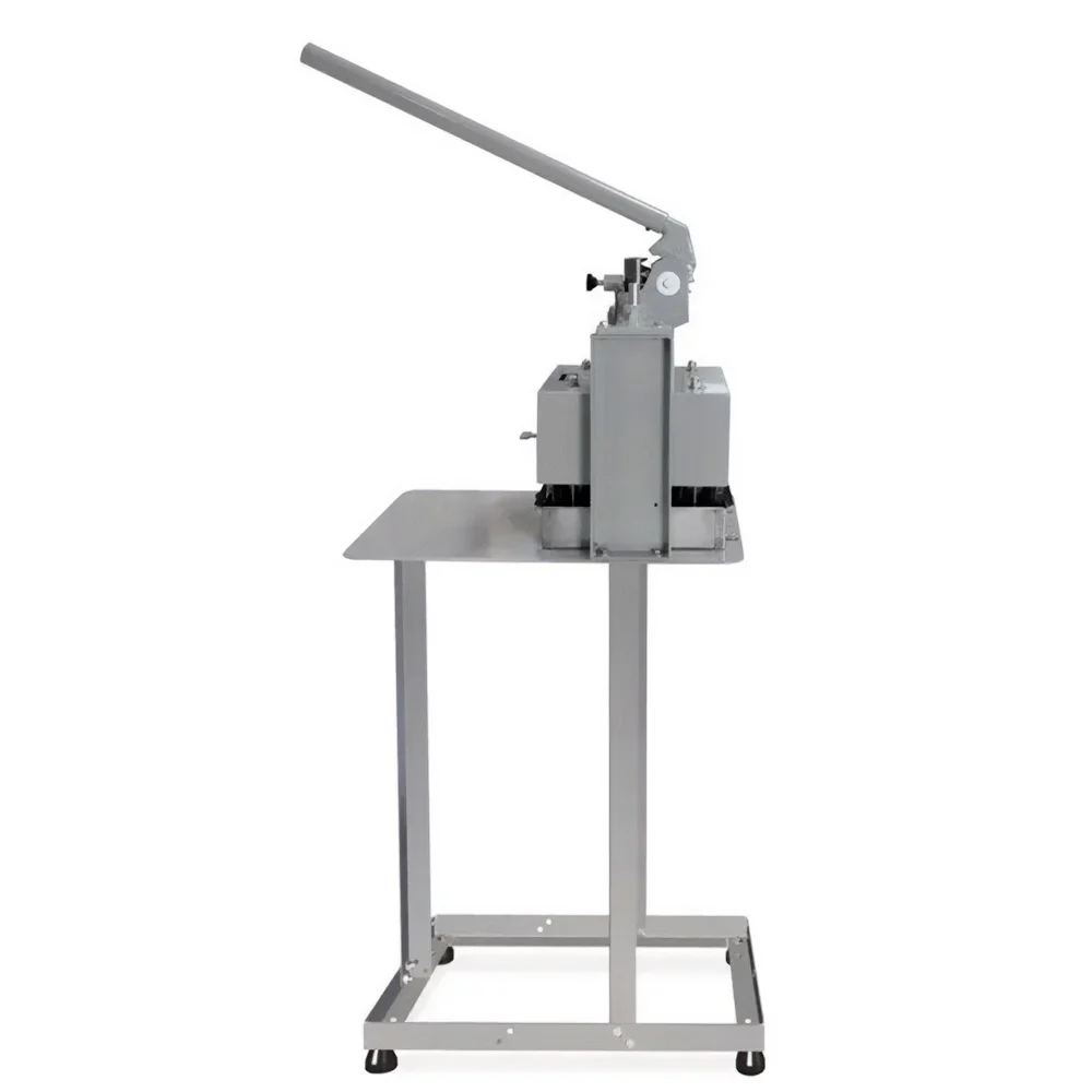 Divisora manual de masa METVISA con palanca, mesa de trabajo y pedestal con ruedas - Vista 2