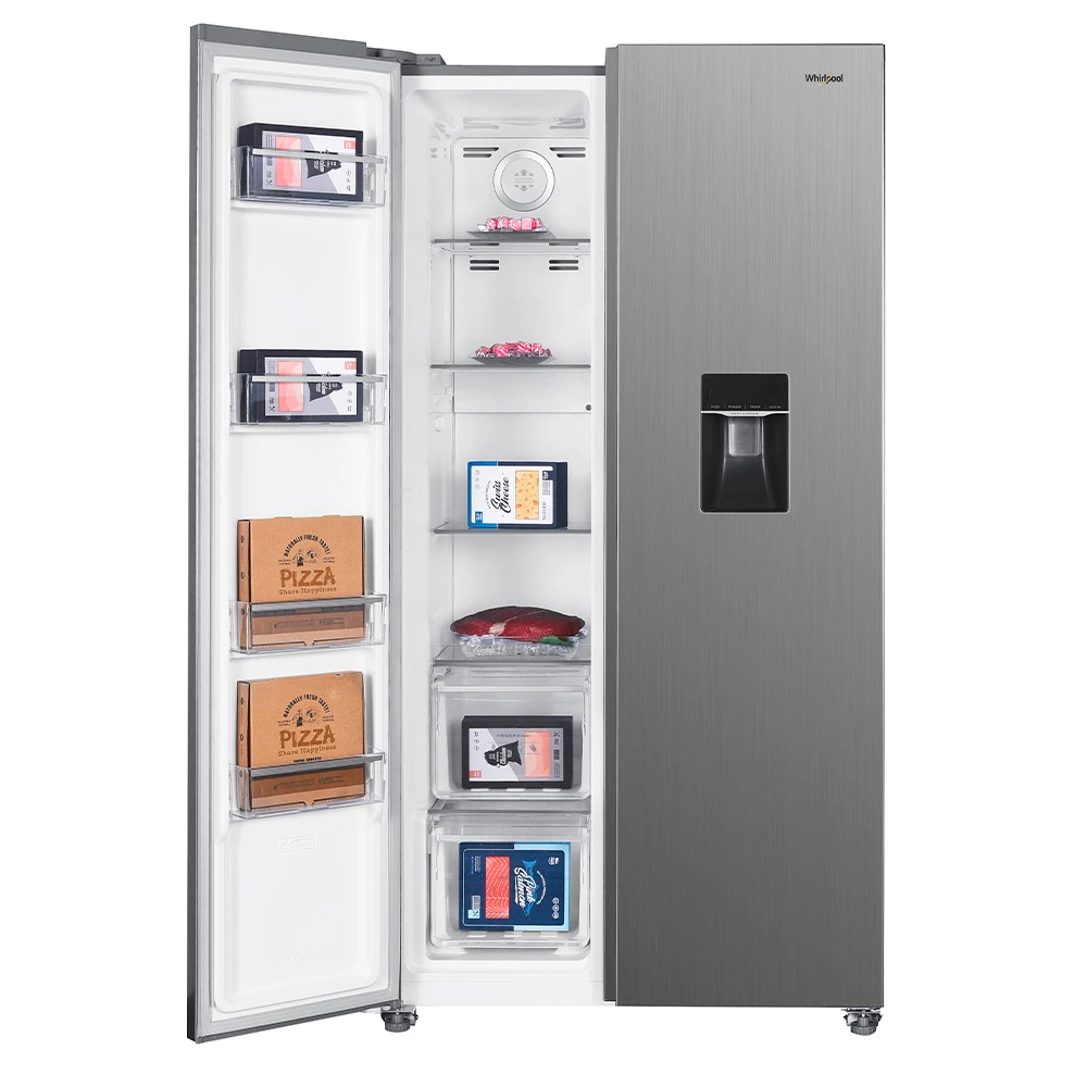 HELADERA WHIRLPOOL SIDE BY SIDE WRS955FDWX 518L INOX INVERTER FRIO SECO - Vista 2