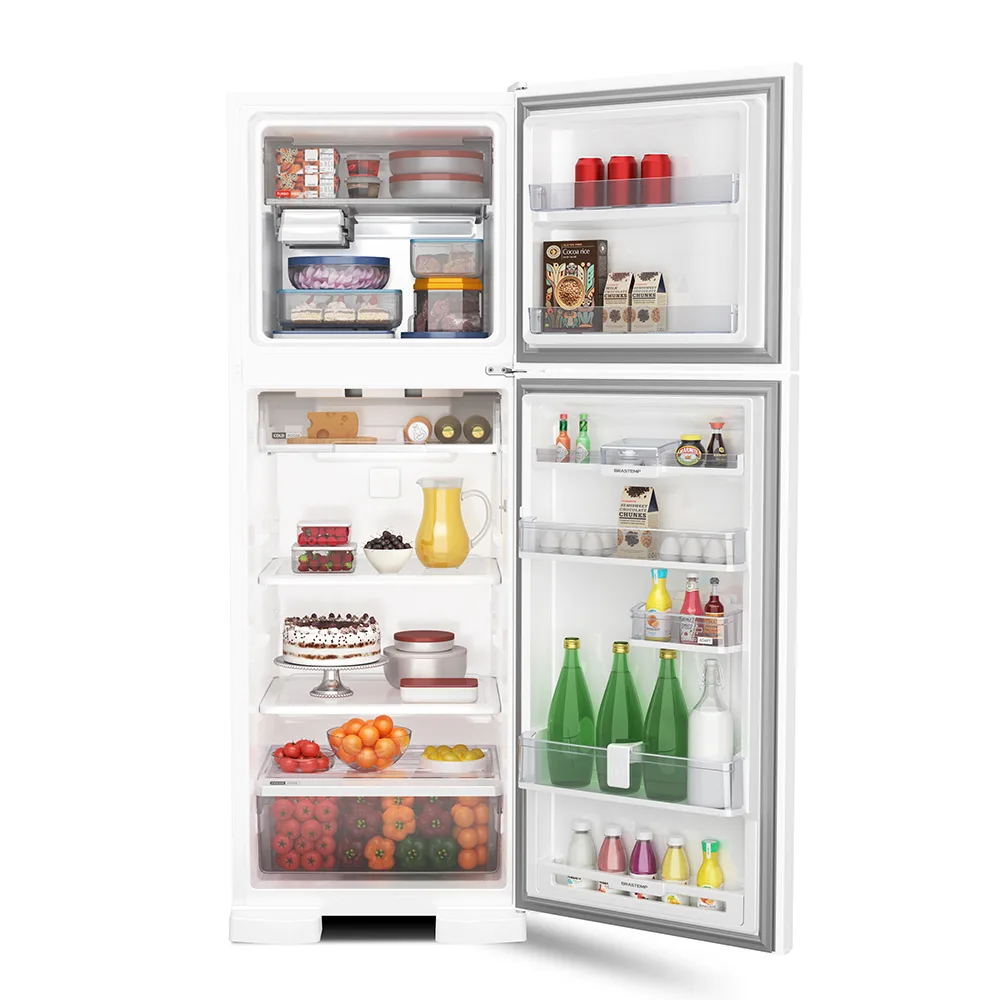 HELADERA WHIRLPOOL WRM45BB 400/375L BLANCO FRIO SECO PANEL TOUCH - Vista 3