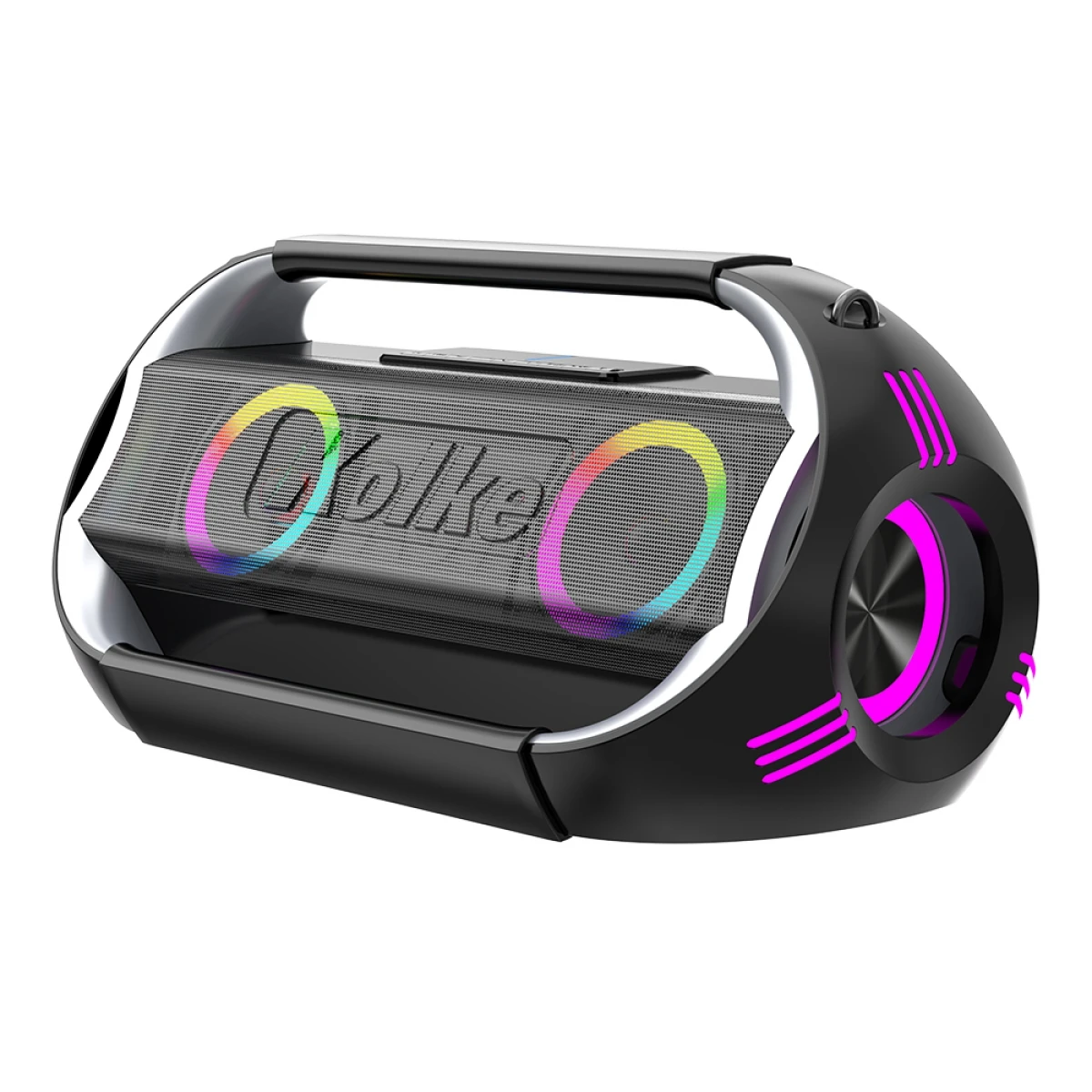 Parlante portátil Kolke Pro Xtreme KPM-677 100 W con luces LED